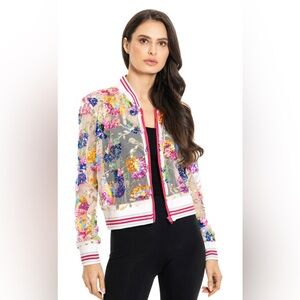 Floral Sequin Women's Jacket